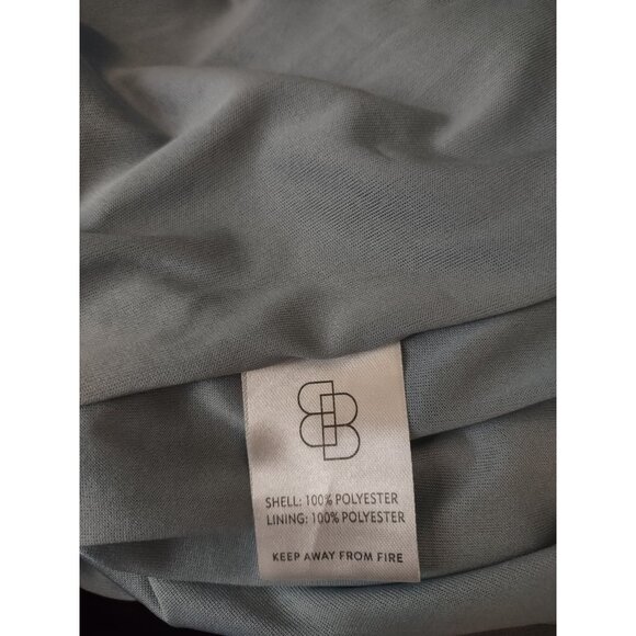 Baltic Born Maxi Dress Womens Size XL long Pippa Ruffle Dusty Blue v-neck lace - Picture 6 of 7